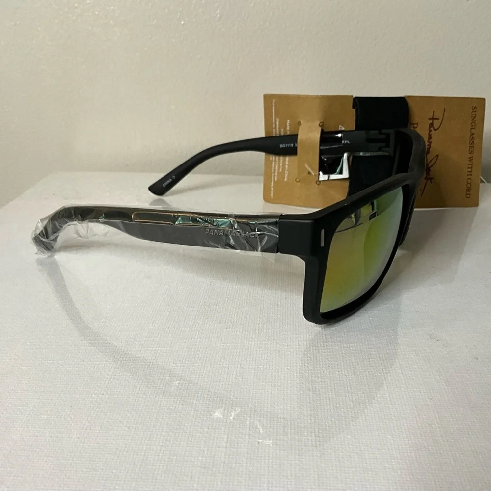 Panama Jack Black Sunglasses with Polarized Lenses